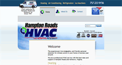 Desktop Screenshot of hamptonroadshvac.com